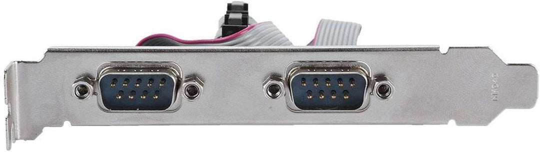 ASHATA 2 Port Serielle RS232 PCI-E Schnittstellenkarte,PCI-E zu Dual RS-232 Serial Port Adapter Konv