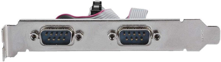 ASHATA 2 Port Serielle RS232 PCI-E Schnittstellenkarte,PCI-E zu Dual RS-232 Serial Port Adapter Konv