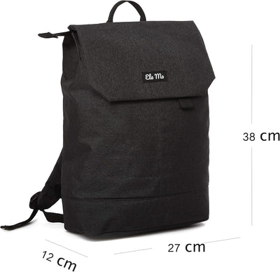 Ela Mo Rucksack Damen - Schön u. Durchdacht - Daypack mit Laptopfach & Anti Diebstahl Tasche für Aus