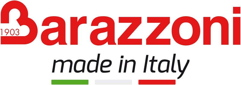 Barazzoni Geschmack/Italienisch 9 Teile, Edelstahl 18/10. Made in Italy.