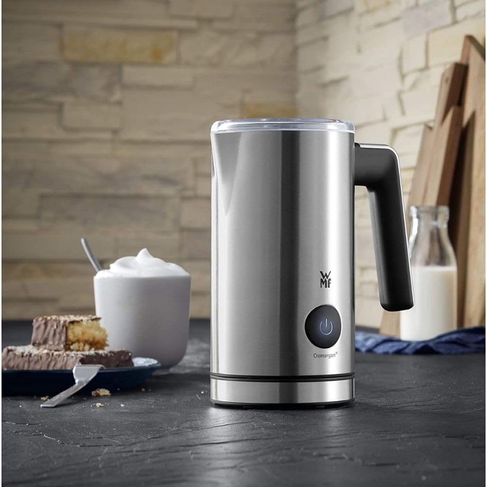 WMF Stelio elektrisch Milchaufschäumer (500 Watt, 150-250 ml, Antihaftbeschichtung, kabellos, für Mi