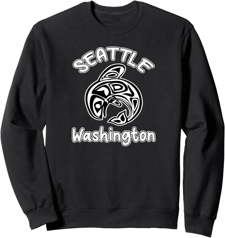 Seattle Washington Pacific Northwest Emerald City Souvenir Sweatshirt