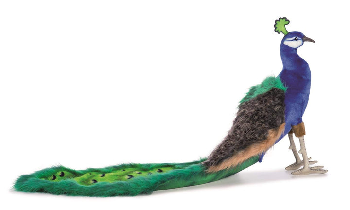 Plüschtier Pfau, 33 cm H/100 cm L