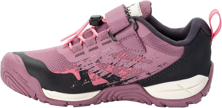 Jack Wolfskin Unisex Kinder Vili Action Low K Walking-Schuh 38 EU Ash Mauve, 38 EU Ash Mauve