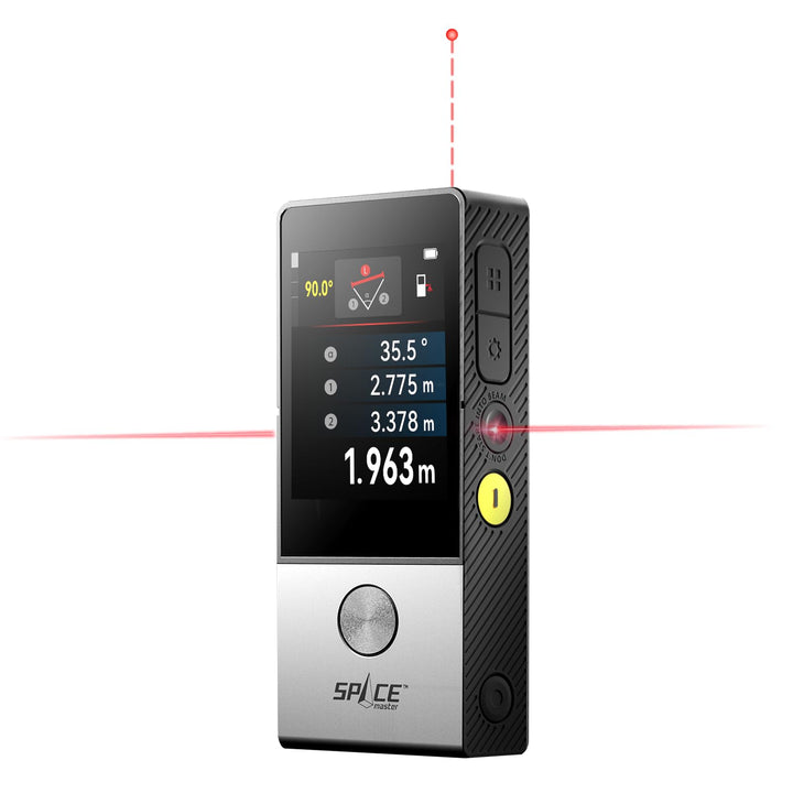 MiLESEEY D9 Pro Laser-Entfernungsmesser mit visueller Ausrichtungsanzeige, 100m professionelles Lase