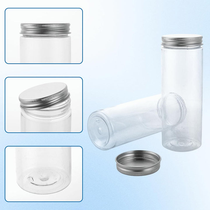 AKOLAFE 20er Set Vorratsdosen mit Deckel 310ml Vorratsgläser mit Deckel Luftdicht Transparente Plast
