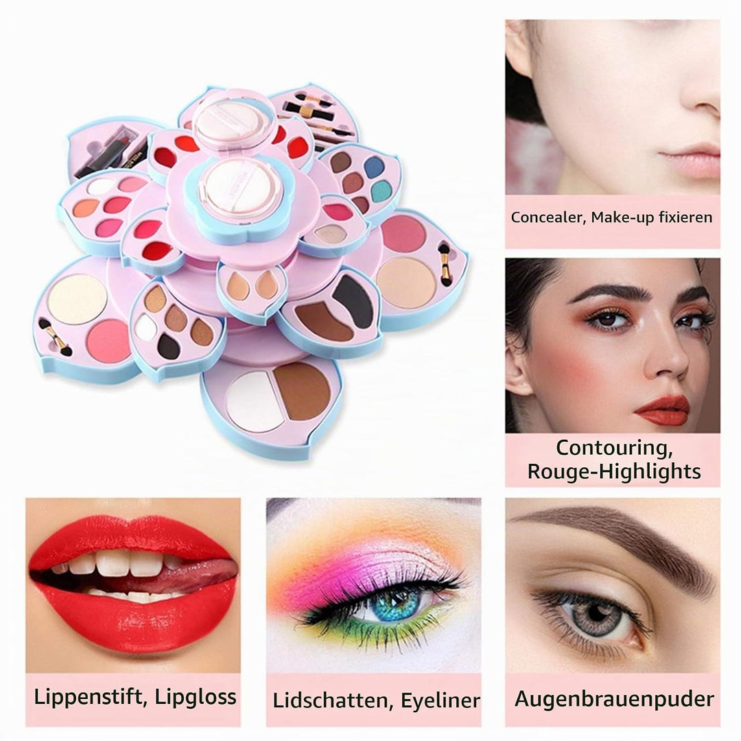 FantasyDay 40 Farben Multifunktions Exquisite Kosmetik Geschenkset Make-up Schmink Kit für Gesicht,