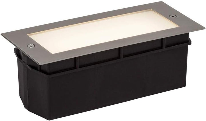 AEG WALL LED Wandeinbauleuchte 25,2 cm Satiniert Nickel gebürstet