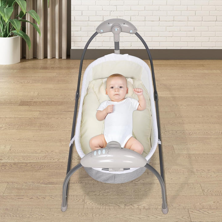 Elektrische Babywiege mit Schaukelfunktion tragbares Schaukelbett für Babys zum Einsatz zu Hause und