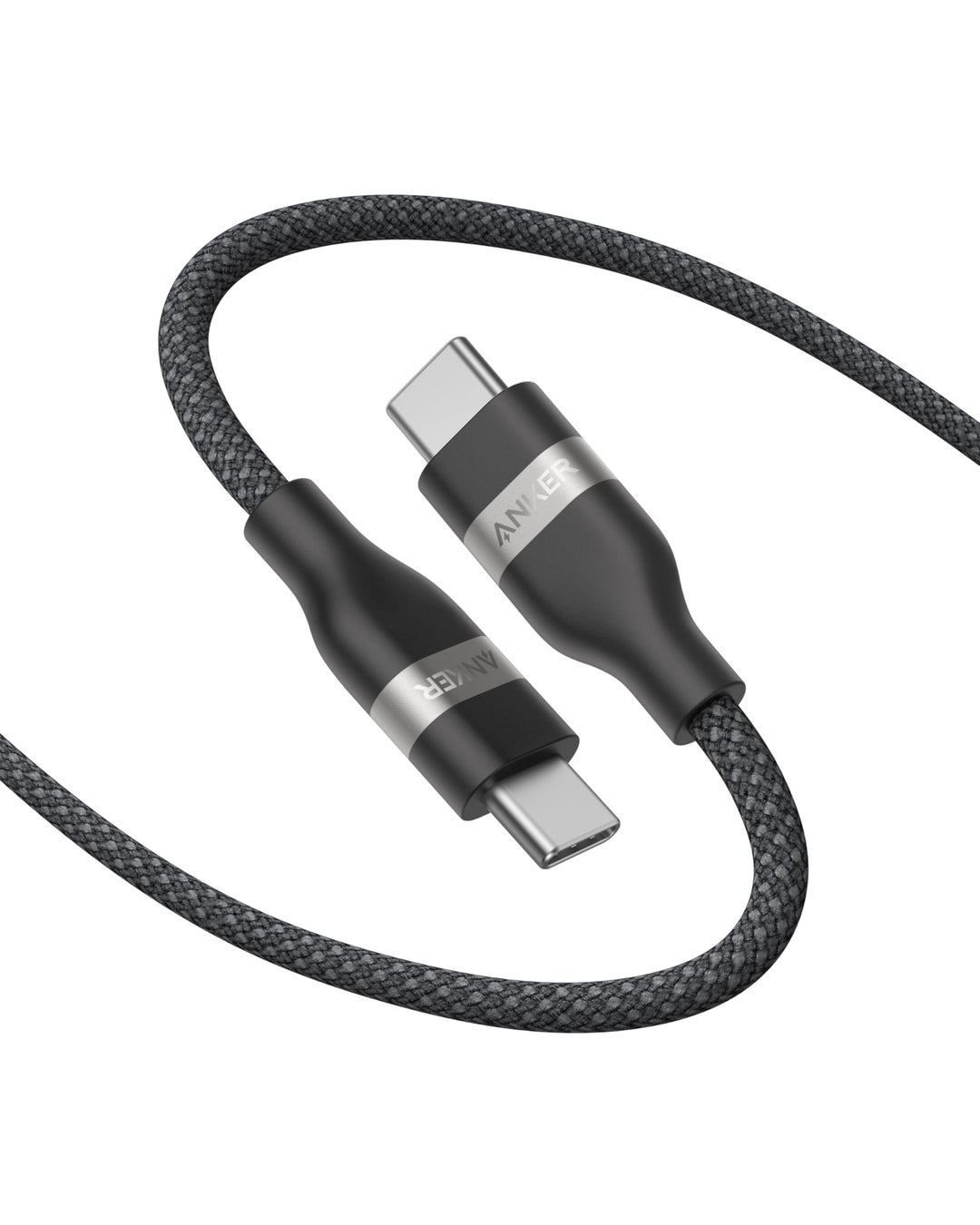 Anker Nano USB C auf USB C Kabel, 240W 1,8m flexibel farbig geflochten, USB C Schnellladekabel Typ C
