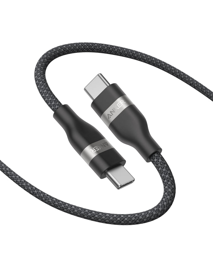 Anker Nano USB C auf USB C Kabel, 240W 1,8m flexibel farbig geflochten, USB C Schnellladekabel Typ C