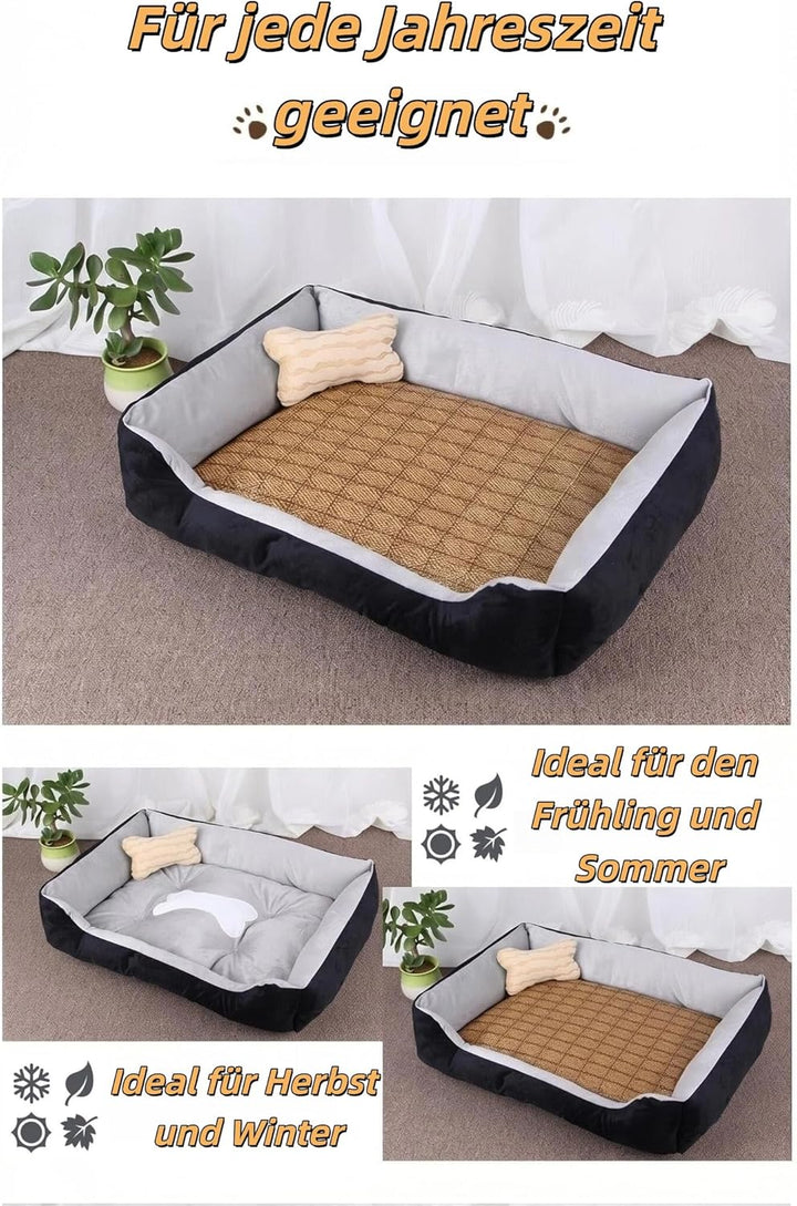 Flying Wings Hundebett, Hundematte, Hundekorb, maschinenwaschbares Haustiersofa, bequem und weich, f