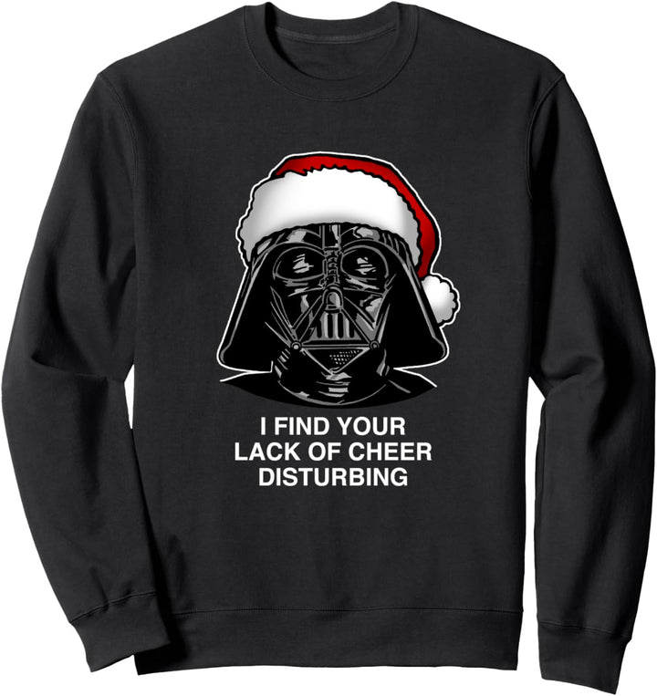 Star Wars Christmas Darth Vader Beunruhigender Mangel an Fröhlichkeit Sweatshirt