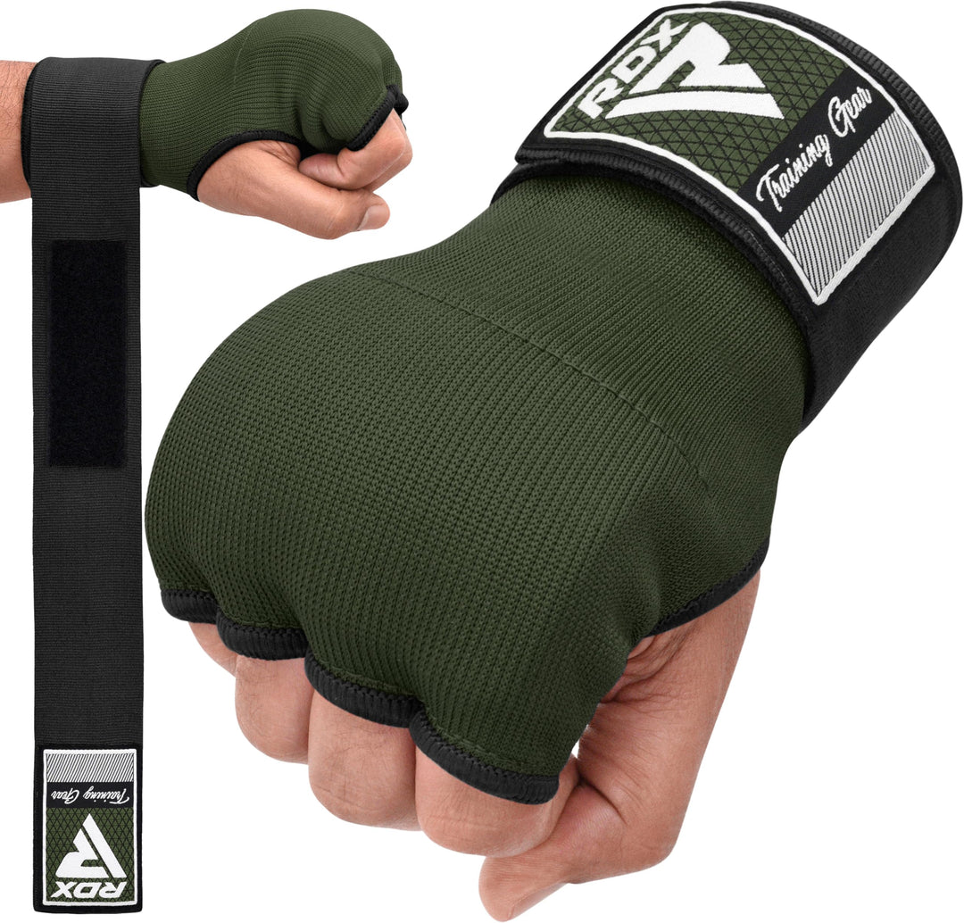 RDX Gel Innenhandschuhe Boxen MMA Muay Thai Training, Elastisch Boxbandagen 100cm Lang Handgelenkban