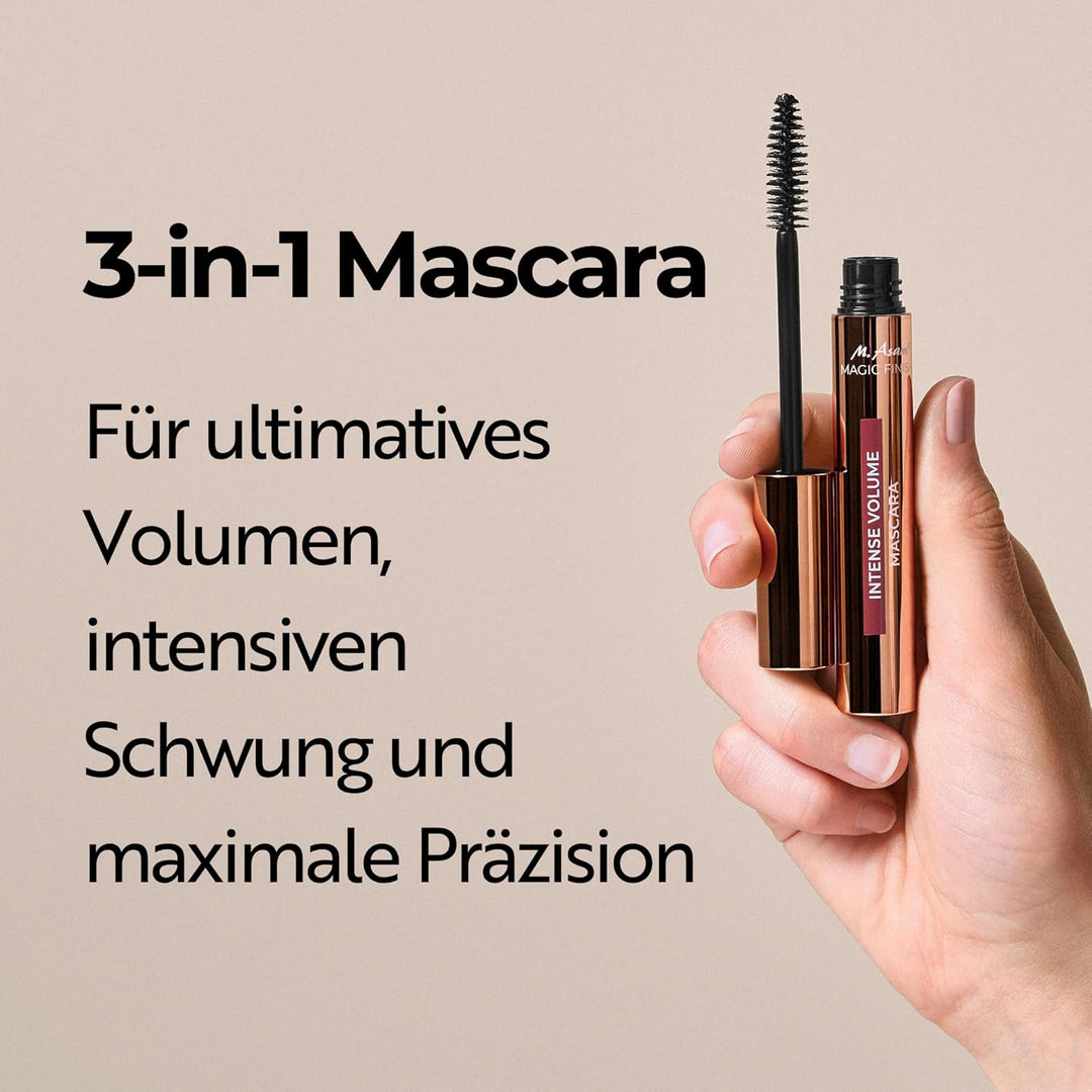 M. Asam MAGIC FINISH Intense Volume Mascara (10ml) – Mascara Für Ausdrucksstarken Augenaufschlag, Ti