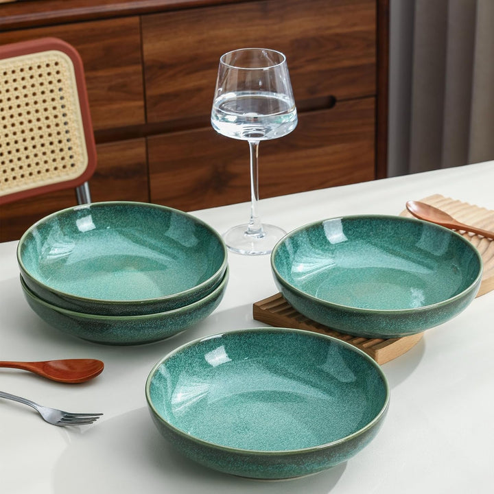 Henten Home Pastateller Set, Suppenteller/Tiefteller 4er, 1200ml