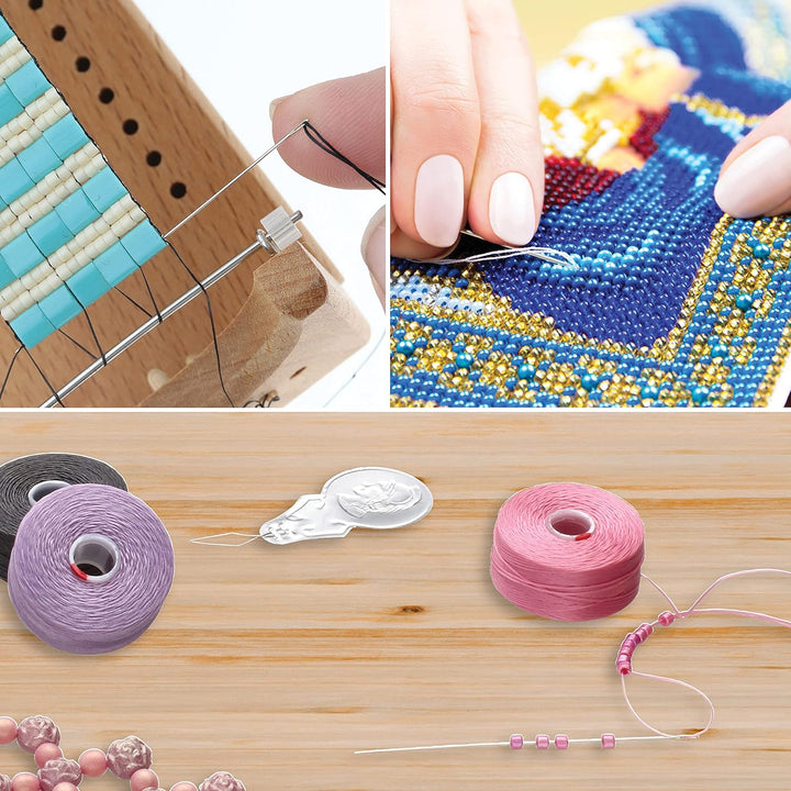The Beadsmith Basic Elements Perlennadeln, Grösse 10, Packung mit 25 Stück, zum Weben von Webperlen,