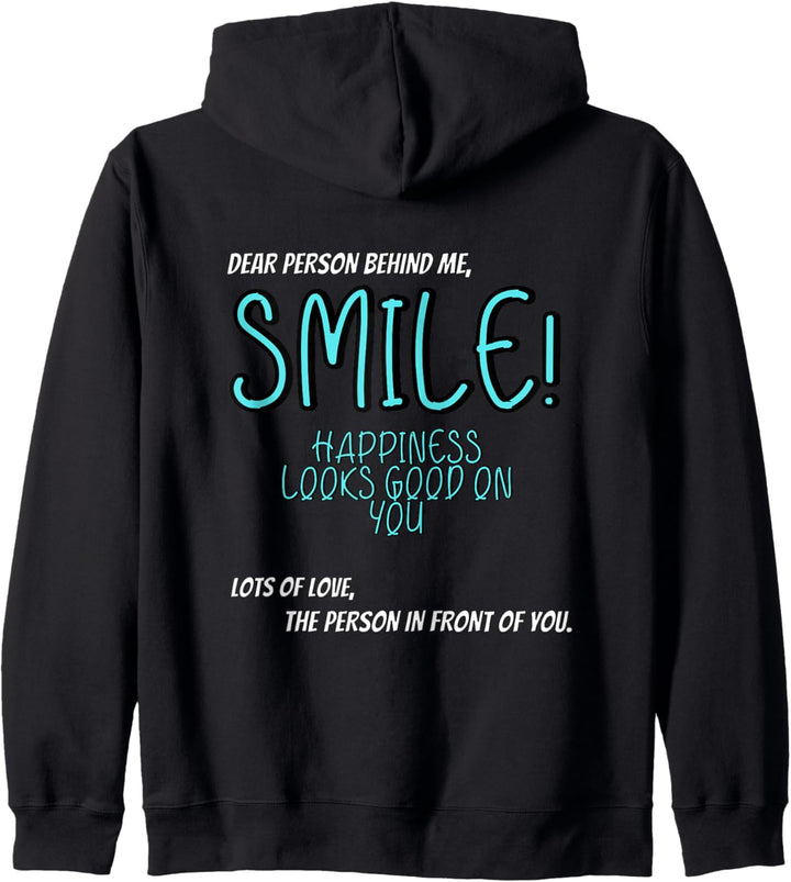 Dear Person Behind Me Hoodie Zitat Hoodies Kapuzenjacke
