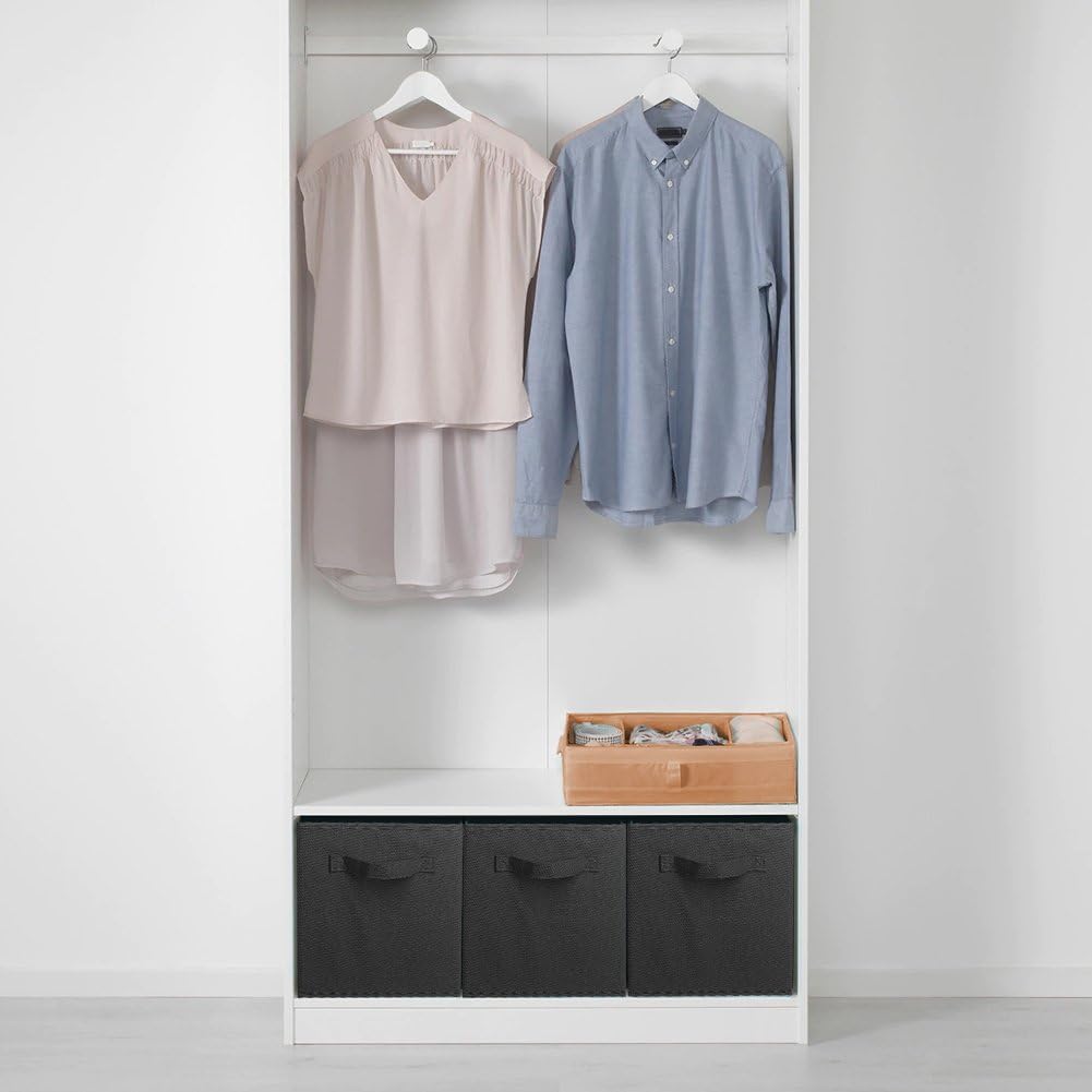 PowerKing Aufbewahrungsbox Organizer aus Stoff, 6 Stück faltbar Aufbewahrungswürfel Aufbewahrung Box