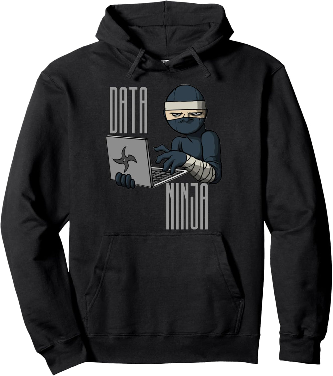 Daten-Ninja-Datenanalytiker-Geschenk Pullover Hoodie