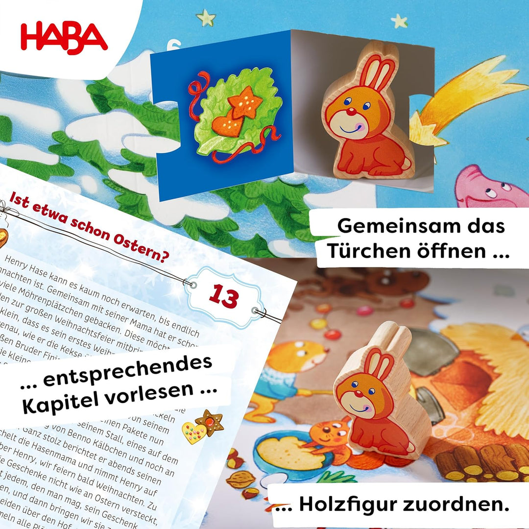 HABA 303156 Mein erster Adventskalender - Weihnachten auf dem Bauernhof