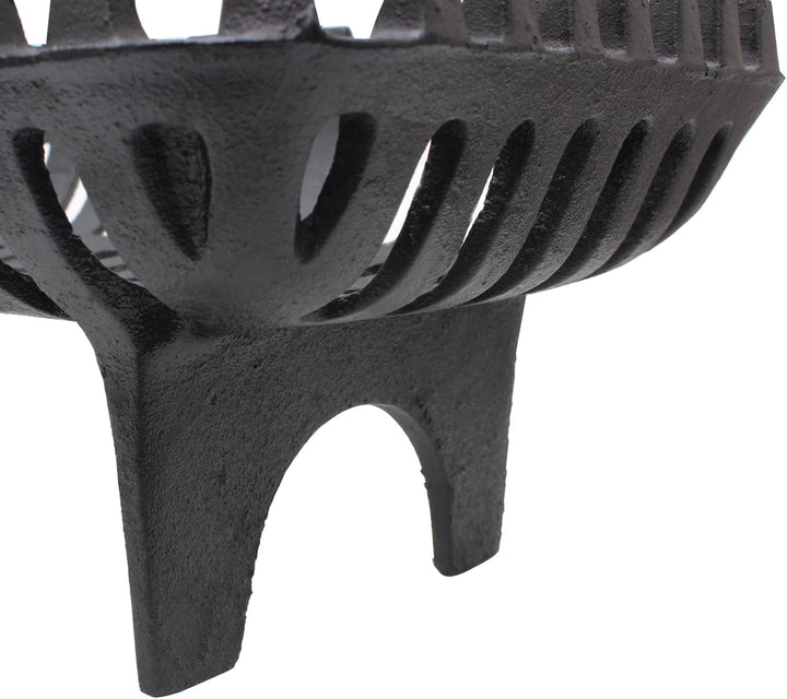 JVL Arden Kamin-Grillrost aus Gusseisen, 40,6 cm, Schwarz, 37 x 27 x 16 cm, Arden