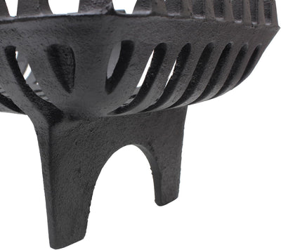 JVL Arden Kamin-Grillrost aus Gusseisen, 40,6 cm, Schwarz, 37 x 27 x 16 cm, Arden