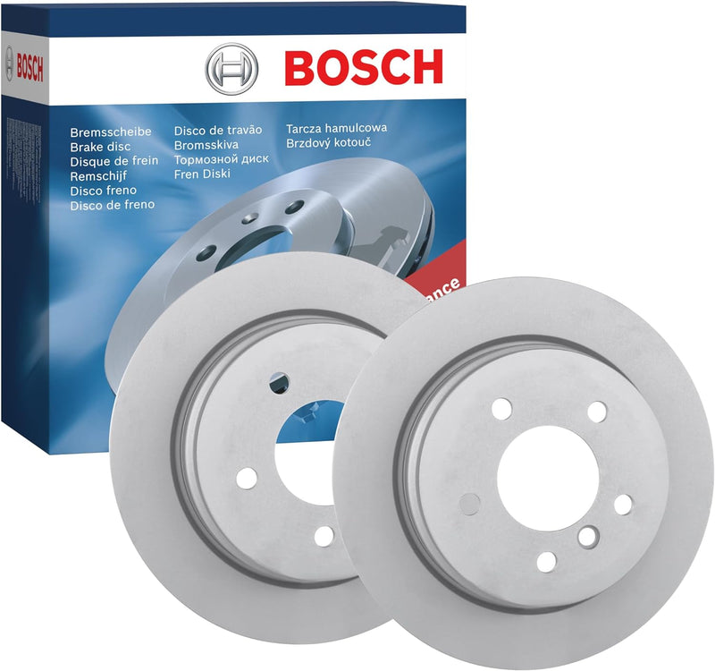 Bosch BD1141 Bremsscheiben - Hinterachse - ECE-R90 Zertifizierung - zwei Bremsscheiben pro Set