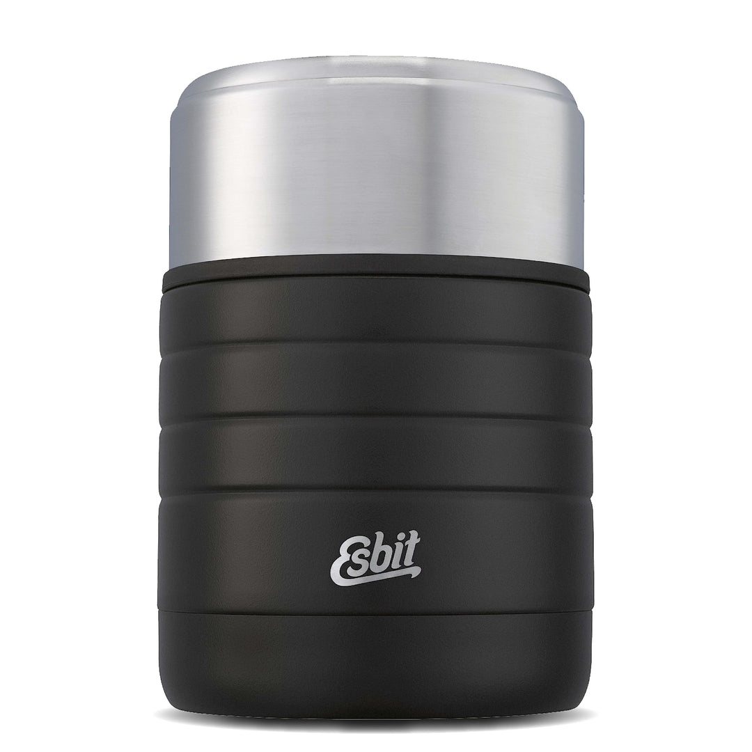 Esbit Thermobehälter Majoris für Essen - Warmhaltebehälter 600 ml in Schwarz - aus Edelstahl für war