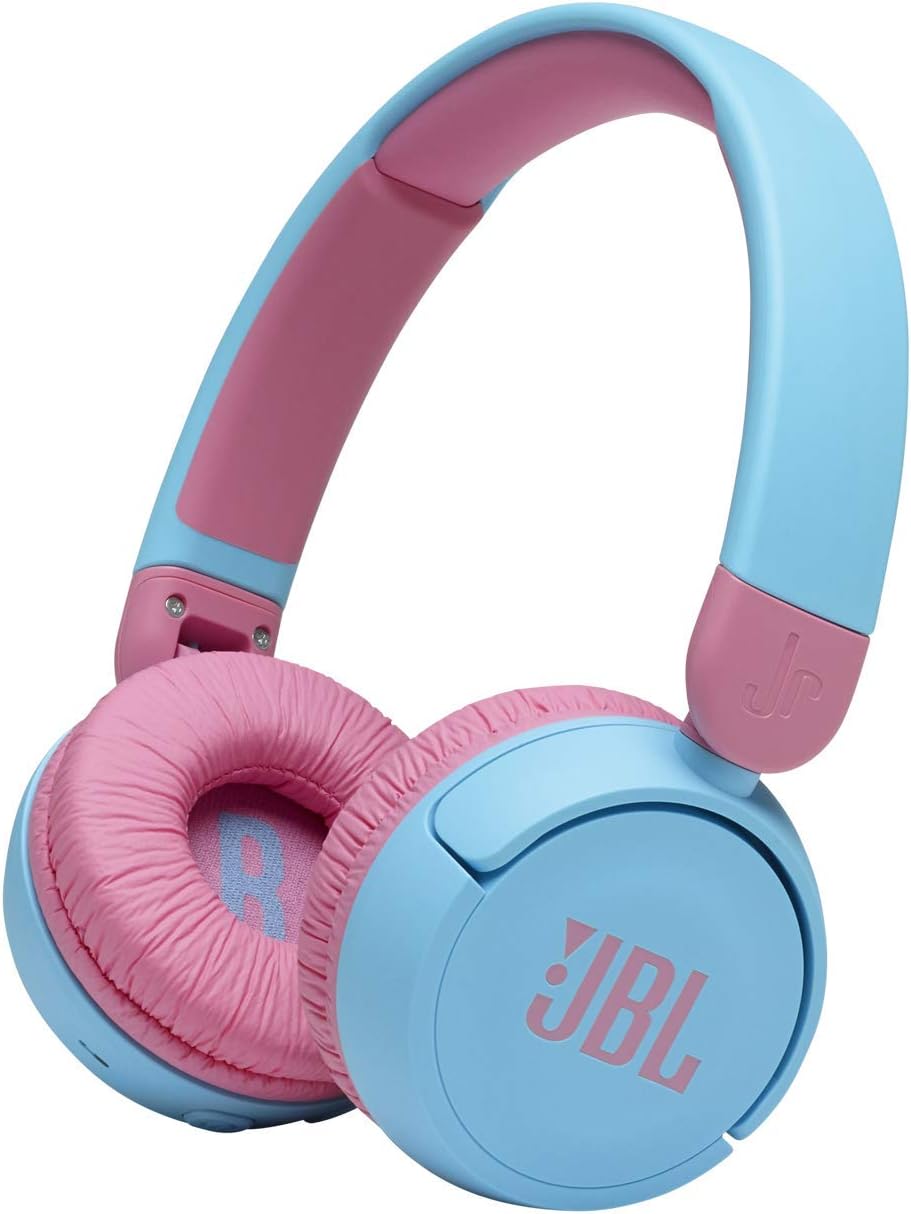 JBL Jr310 BT On-Ear-Kinderkopfhörer in Hellblau - Kabellose Bluetooth-Kopfhörer mit Headset und Fern