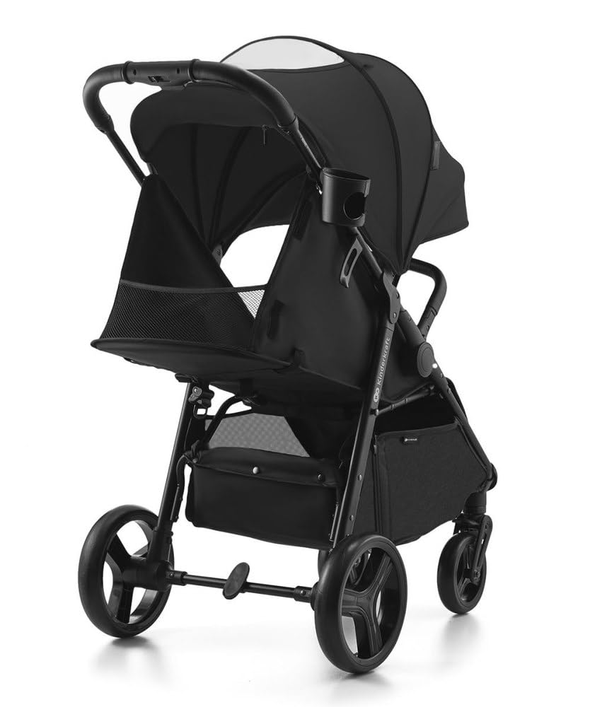 Kinderkraft RINE Buggy bis 22 kg, Kinderwagen, Mit einer Hand zusammenklappbar, wasserfestes Verdeck