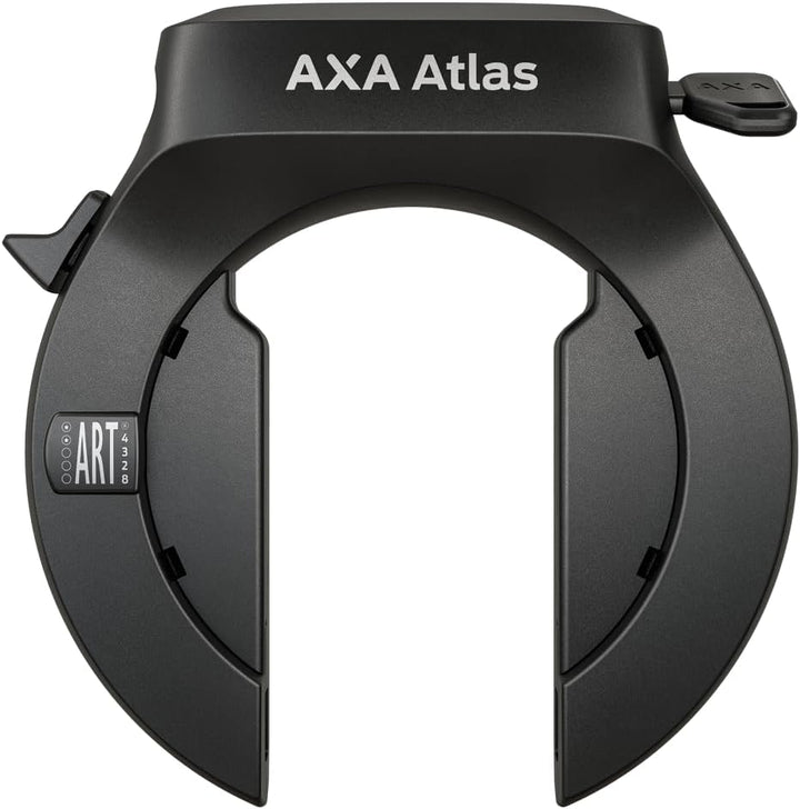 AXA Atlas + ULC 130 Einsteckkette + Satteltasche – Rahmenschloss Set – Sicherheitsstufe 14 – Schlüss