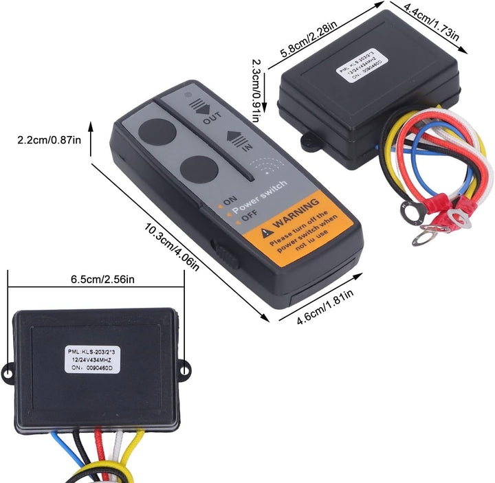 12V 24V Recovery Wireless Winch Remote Control Kit für Truck ATV SUV Handset Switch Controller Unive