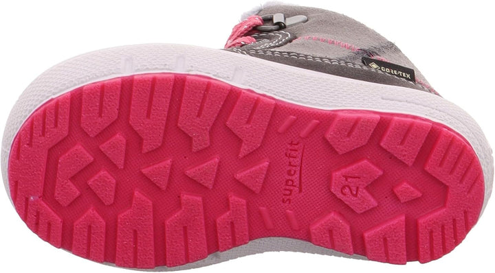 Superfit Mädchen Groovy Warm Gefütterte Gore-tex Schneestiefel 19 EU Grau Pink 2010, 19 EU Grau Pink