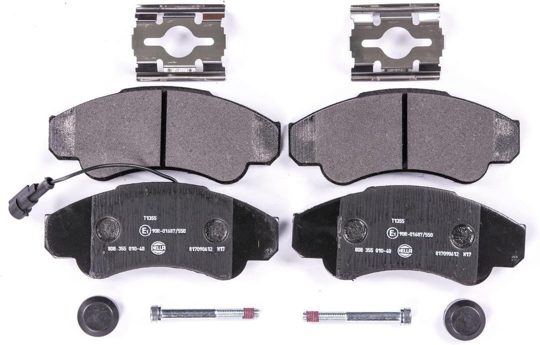 HELLA PAGID 8DB 355 010-401 Bremsbelagsatz - T1355 - Dicke/Stärke: 19.1mm - Bremssystem: Brembo - mi