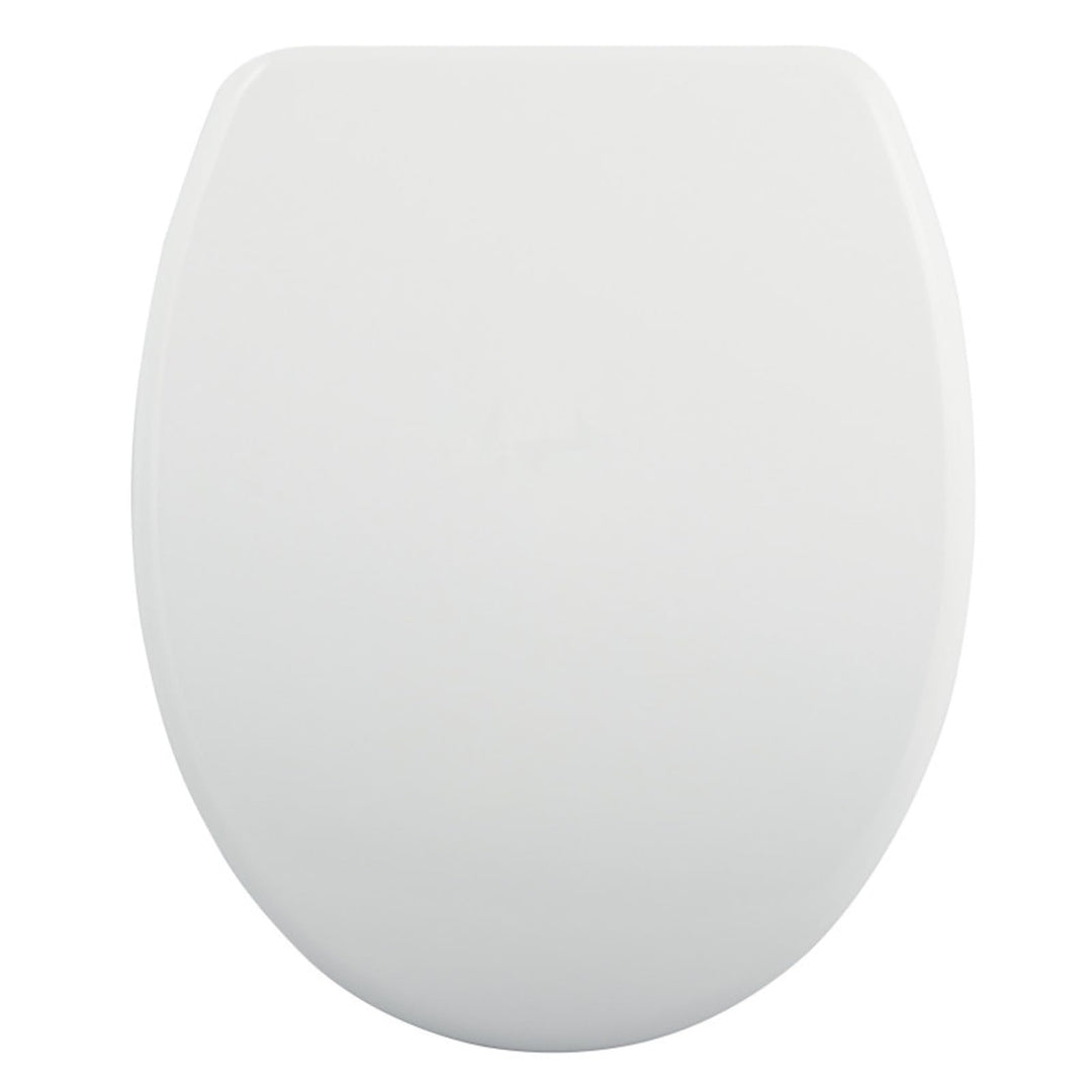 MSV WC Sitz Toilettendeckel Duroplast mit Absenkautomatik und auf Knopfdruck abnehmbar zur Reinigung