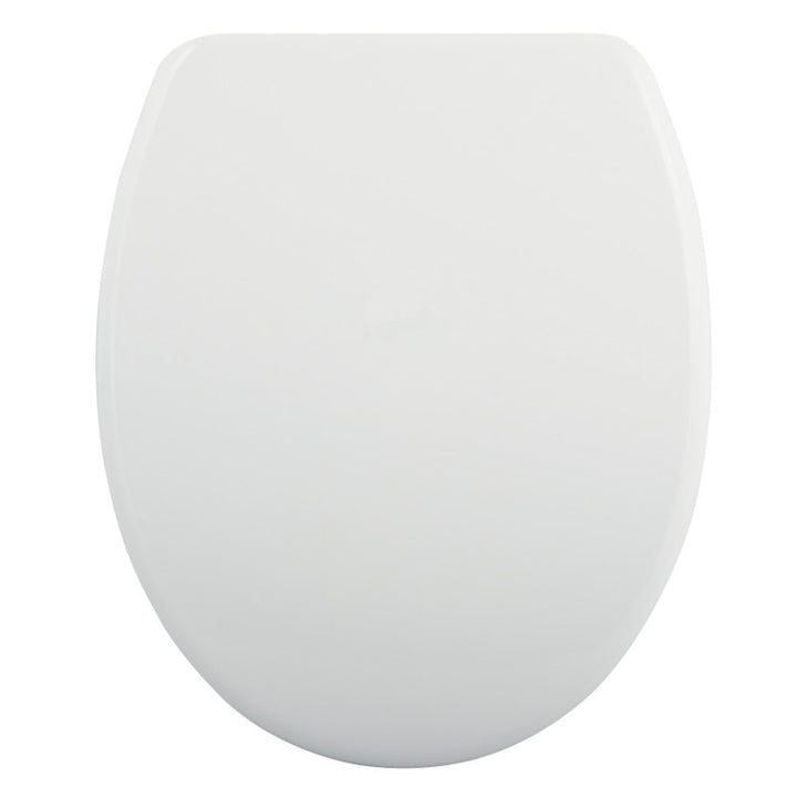 MSV WC Sitz Toilettendeckel Duroplast mit Absenkautomatik und auf Knopfdruck abnehmbar zur Reinigung