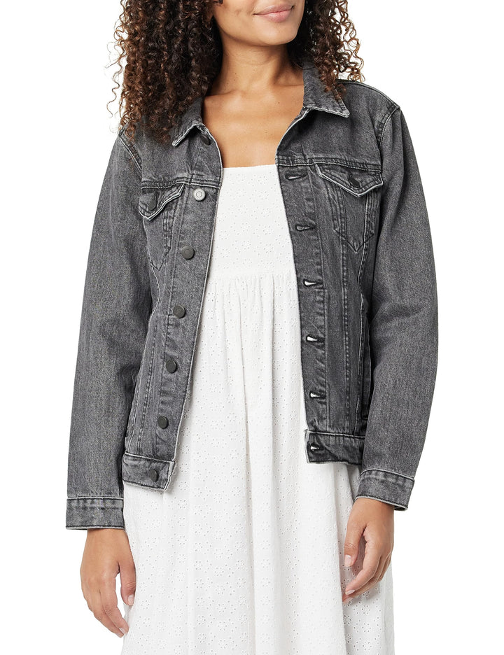 The Drop Jeansjacke für Damen, Zain Lang S Faded Carbon, S Faded Carbon