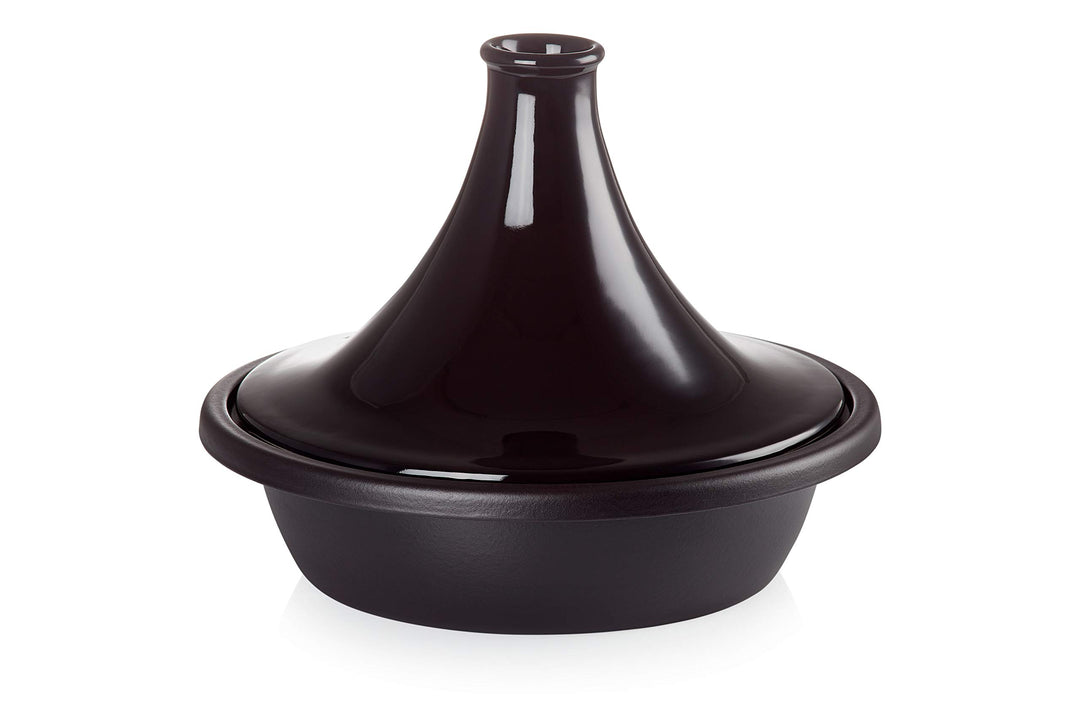 LE CREUSET Gusseisen-Tagine, Rund, Ø 31 cm, Für alle Herdarten, Induktion und Backofen geeignet, Sch