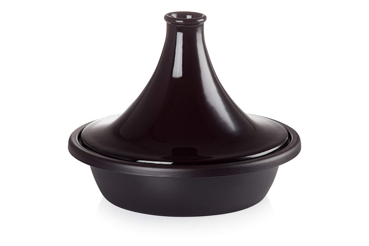 LE CREUSET Gusseisen-Tagine, Rund, Ø 31 cm, Für alle Herdarten, Induktion und Backofen geeignet, Sch