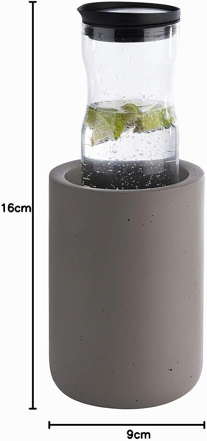 APS Flaschenkühler ELEMENT aus Beton - mit möbelschonender Unterseite - für 0,7-1,5 Liter-Flaschen -