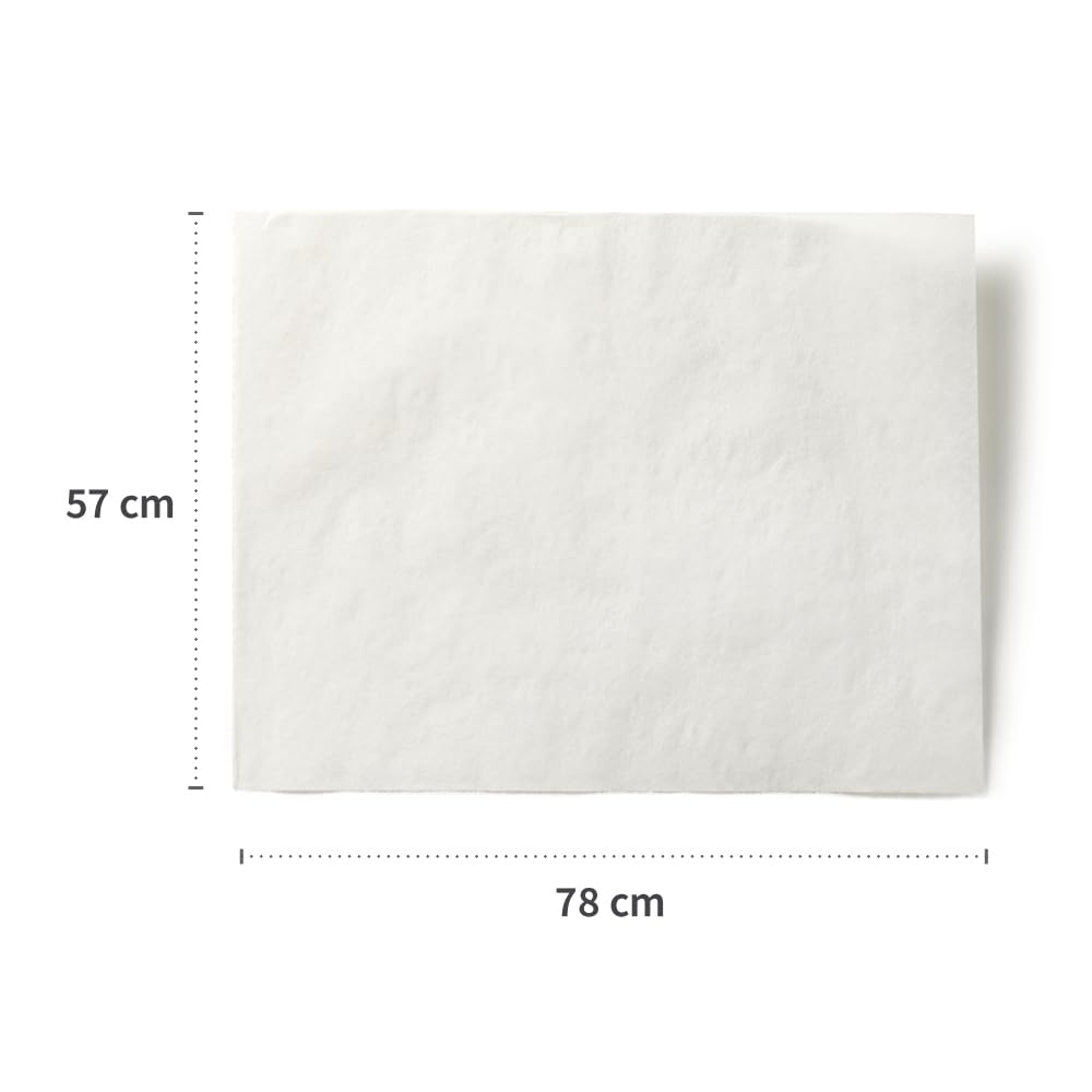1 Stück Hygostar Backpapier Light, Bogen | Silikon-Beschichtung, weiss, L: 78cm, B: 57cm, 500 Stück/