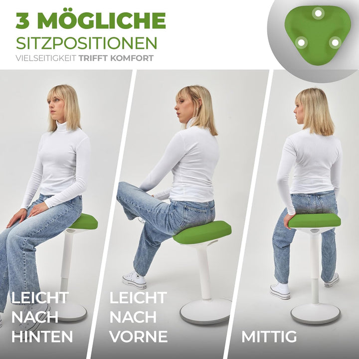 SMART-Sitzen: Bürohocker | Hocker | Sitzhocker ergonomisch für Arbeit & Freizeit | Ergonomischer Hoc