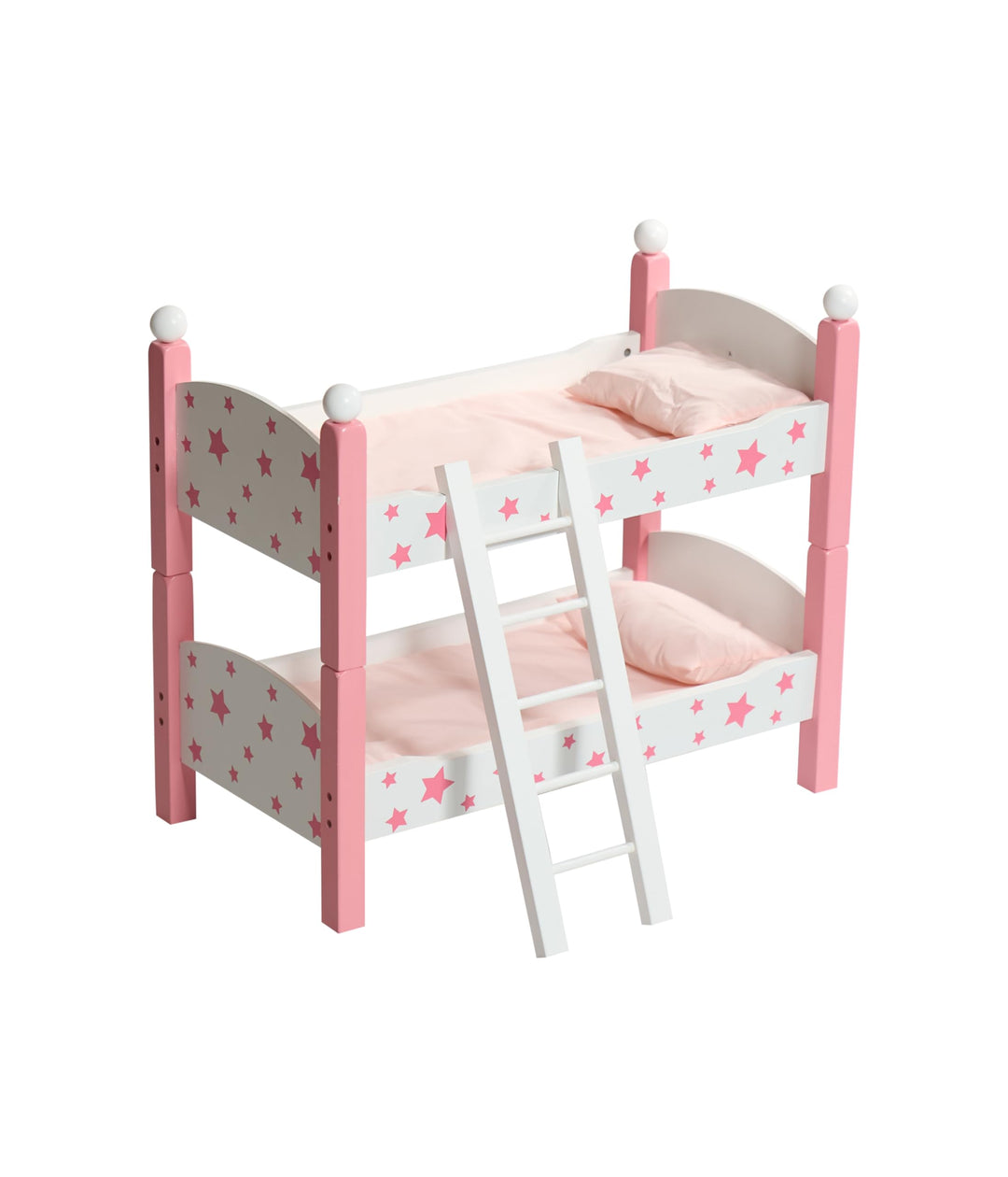 Bayer Chic 2000 - Puppen-Etagenbett für Baby-Puppen bis 48 cm, Puppenbett, Puppenmöbel, Stars pink,