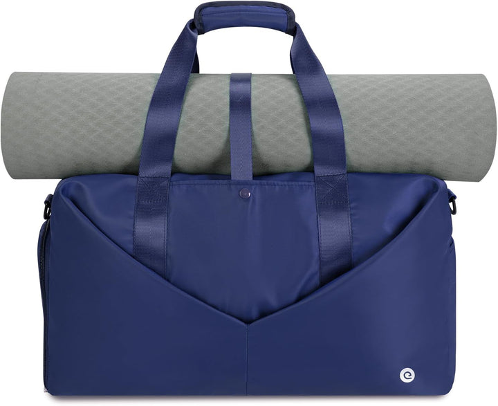 Ceneda Sporttaschen Klassische mit Schuhfach und Nassfach Tragbare Übernachtungs Wochenendtasche Rei