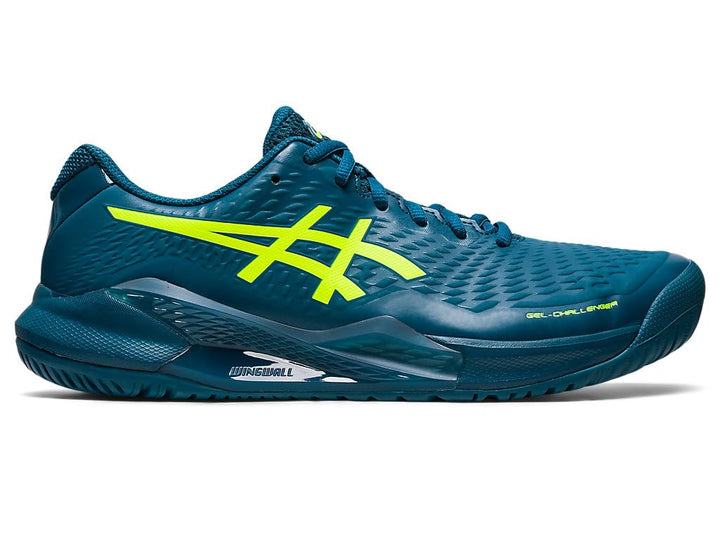 ASICS Herren Gel-Challenger 14 Schuhe 45 EU Restful Teal Safety Yellow, 45 EU Restful Teal Safety Ye