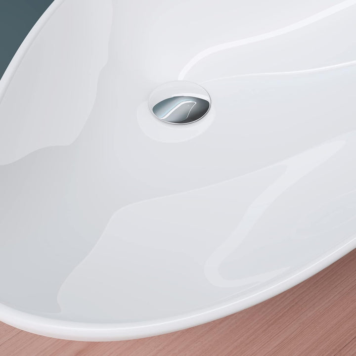 Mai &amp; Mai Aufsatzwaschbecken Br215 Aufsatzwaschtisch aus Keramik Aufsatzschale in weiss inkl. Nano-B