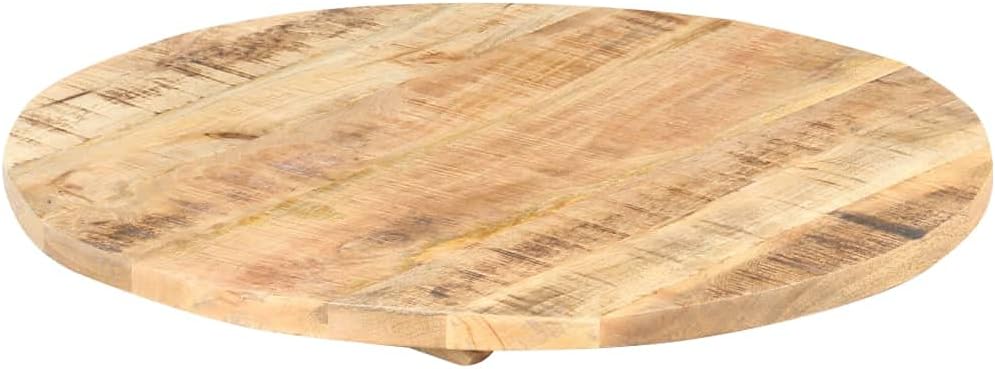 vidaXL Mangoholz Massiv Tischplatte Massivholzplatte Holzplatte Ersatztischplatte Holz Platte für Es