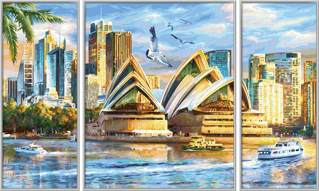 Schipper 609260909 Malen nach Zahlen – Sydney - Bilder malen für Erwachsene, inklusive Pinsel und Ac