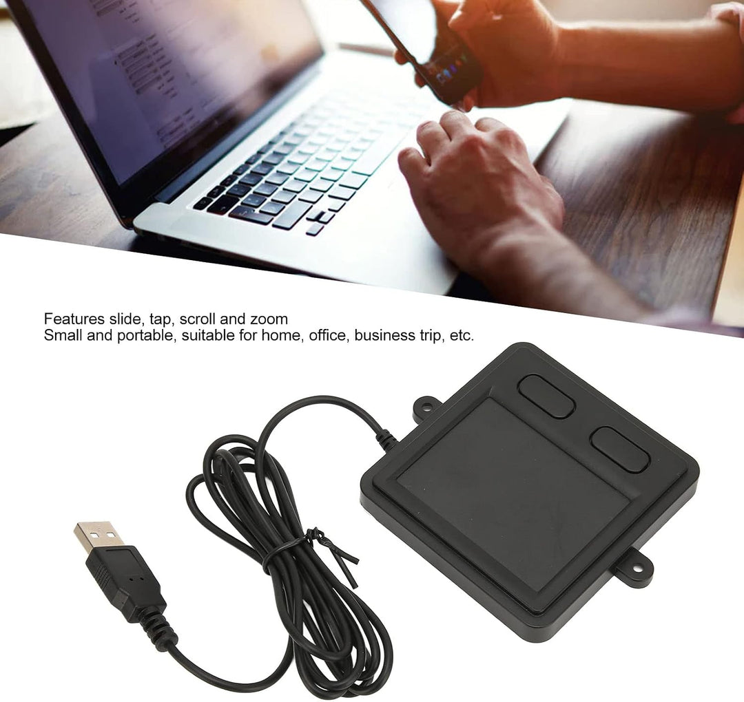 Annadue Kabelgebundenes USB Touchpad, TP-03 Touchpad Maus für Windows, 2 Tasten Design, Eingebettete